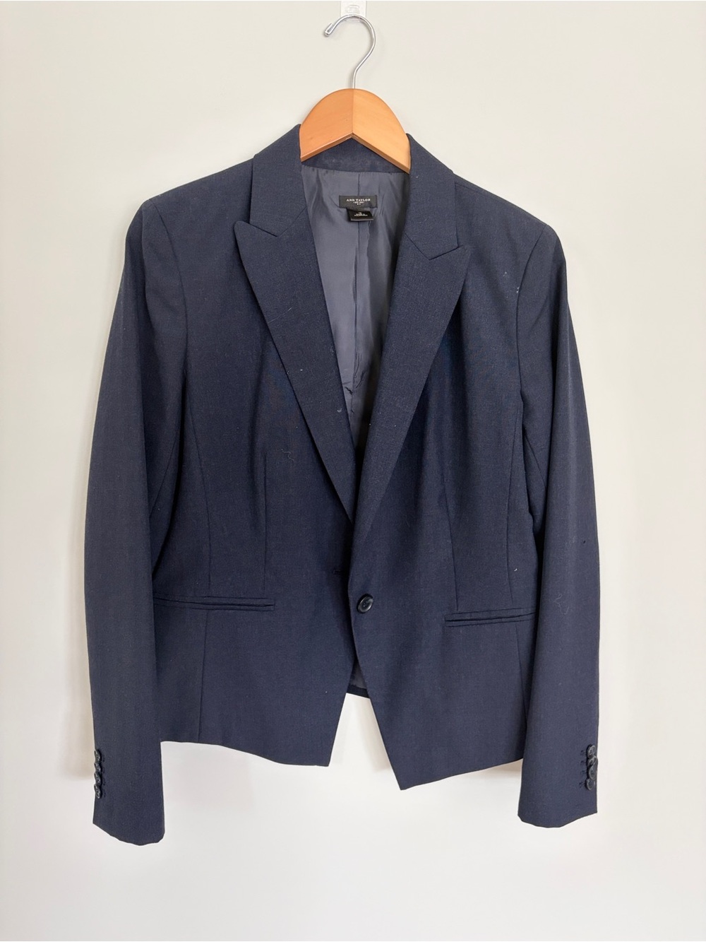 Ann Taylor Classic Navy Blazer